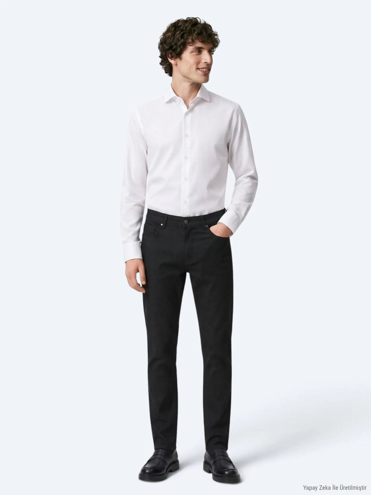 Antrasit Dokuma Regular Fit Spor Pantolon