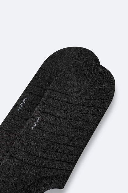 Antrasit Bambu Karışımlı Sneaker Çorap