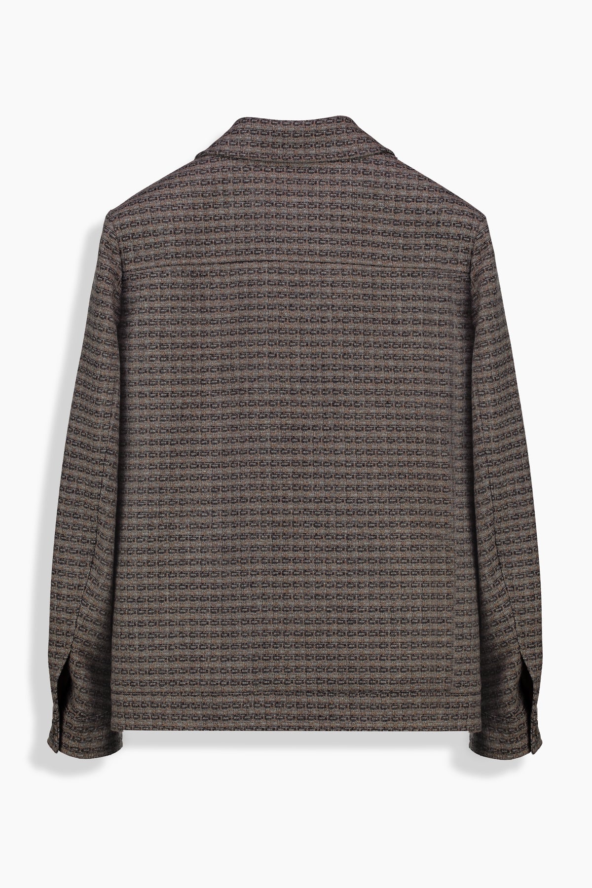 Arta Ekose Desenli Kahverengi Mont