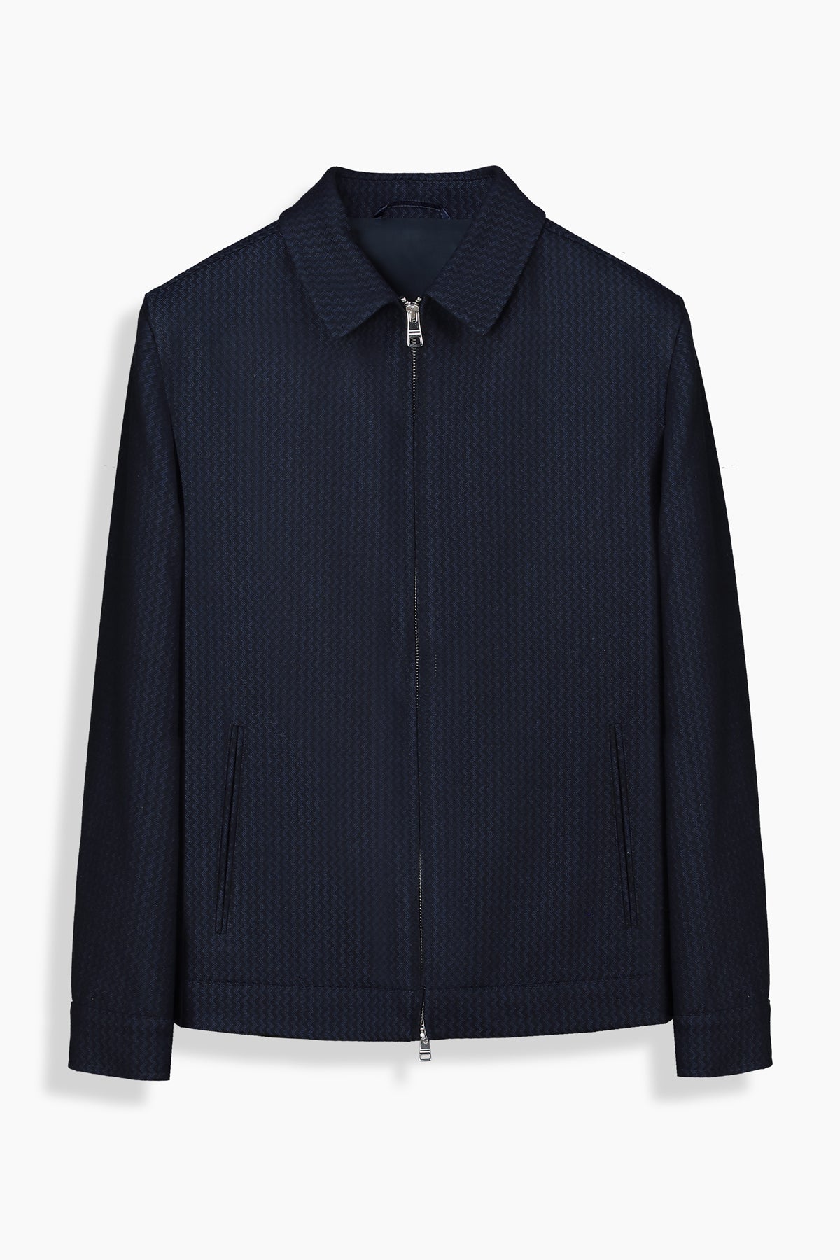 Arta Regular Fit Çizgili Lacivert Mont