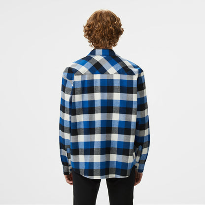 Lacoste Erkek Relaxed Fit Kareli Lacivert Gömlek