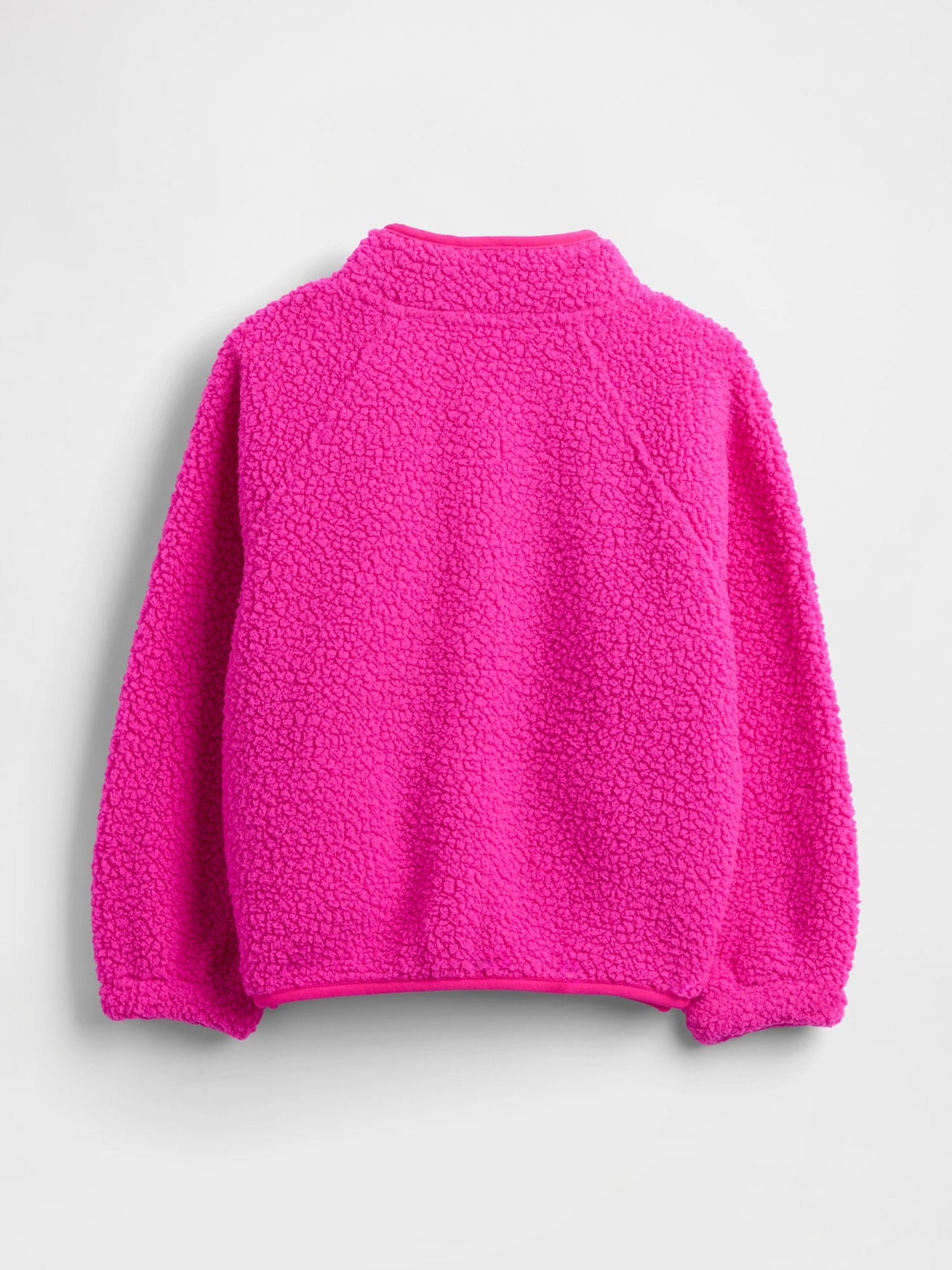 Pembe Baby & Toddler Sherpa Yarım Fermuarlı Pullover