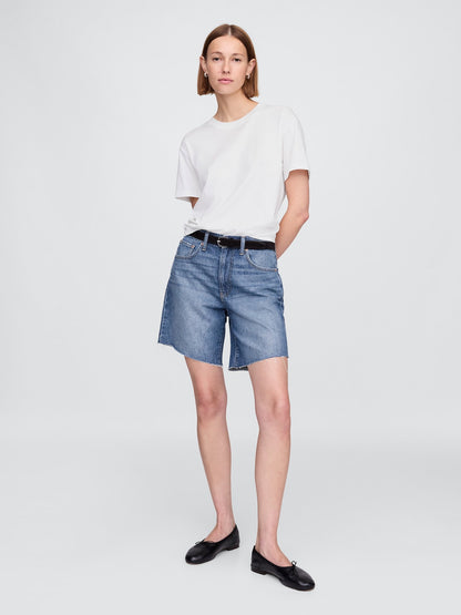 Mavi 8 Mid Rise '90s Loose Denim Bermuda Şort