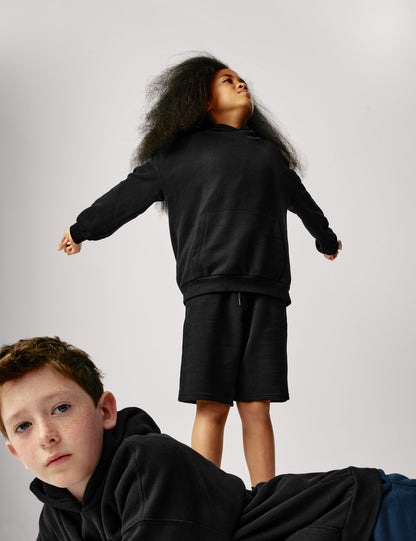Pamuk Karışımlı Kapüşonlu Sweatshirt (6–16 Yaş)