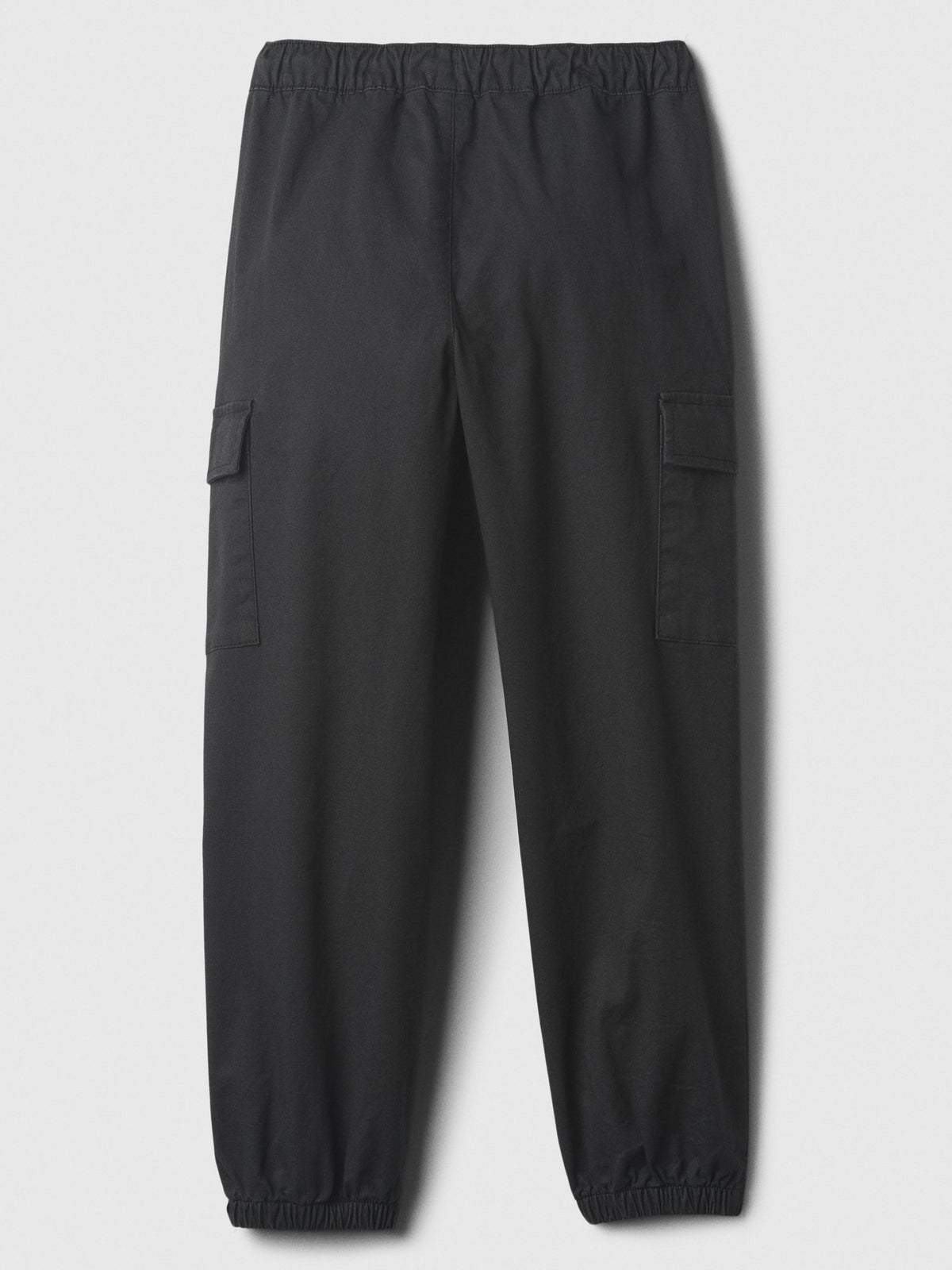 Siyah Twill Kargo Jogger Pantolon