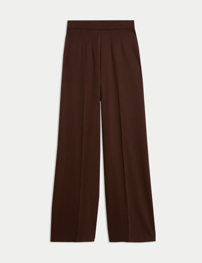 Wide Leg Örme Pantolon