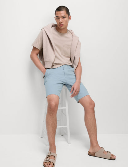 Regular Fit Streç Chino Şort
