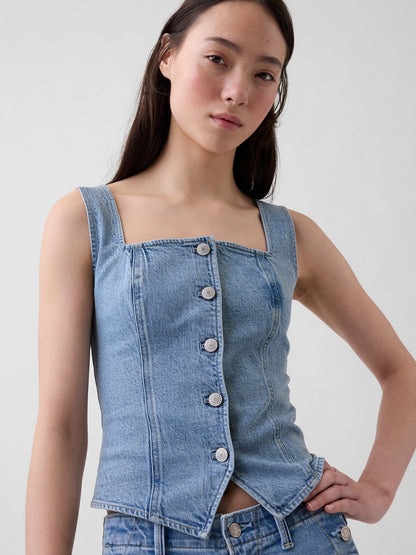 Mavi Denim Korse Bluz
