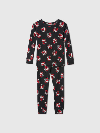 Çok Renkli %100 Organik Pamuk Marvel Spider-man Christmas Pijama Takımı