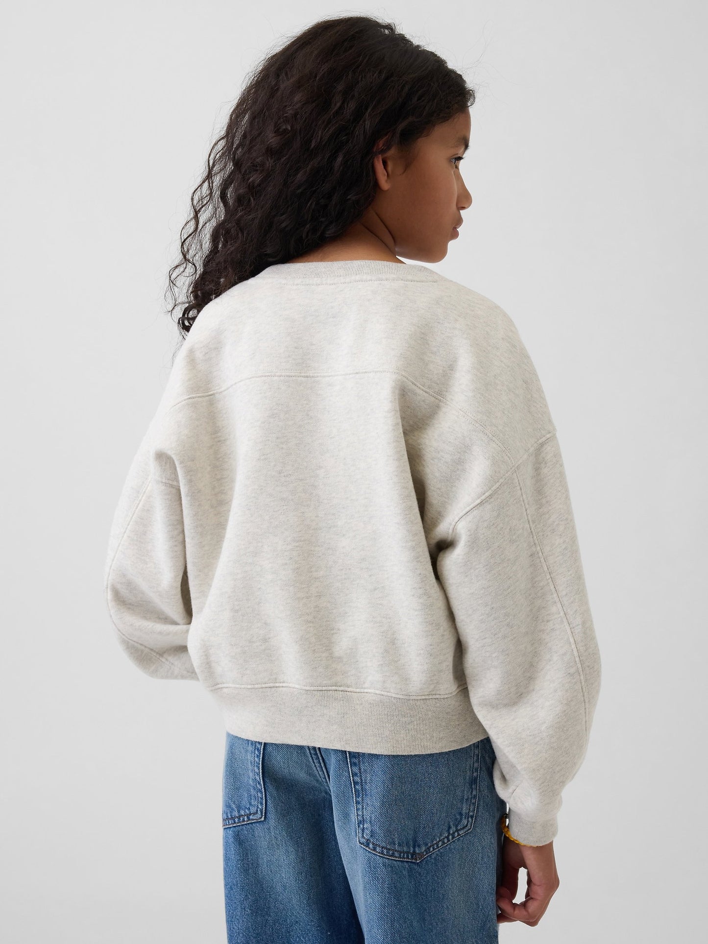 Açık Gri Vintagesoft Arch Logo Sweatshirt