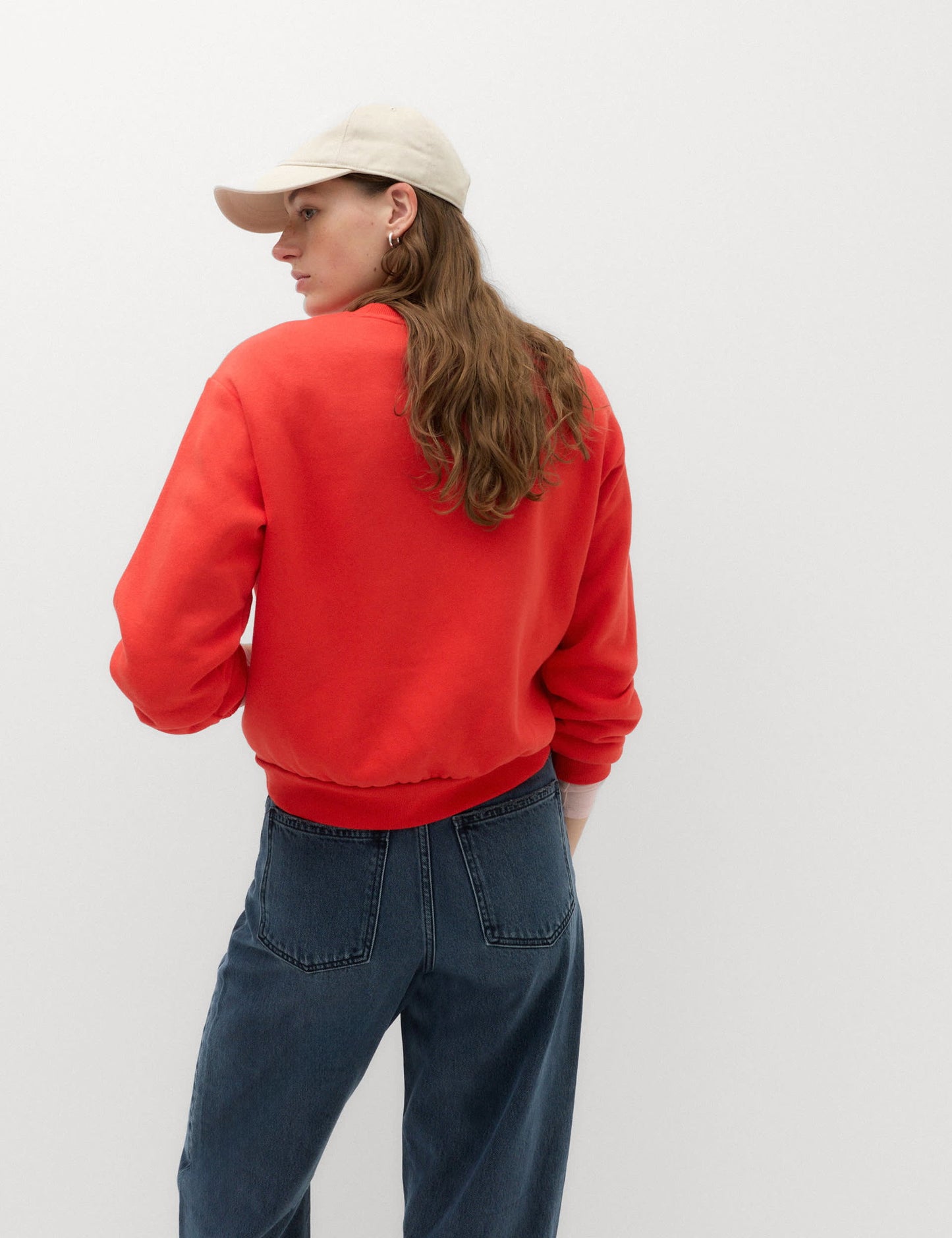 Bisiklet Yaka Sweatshirt