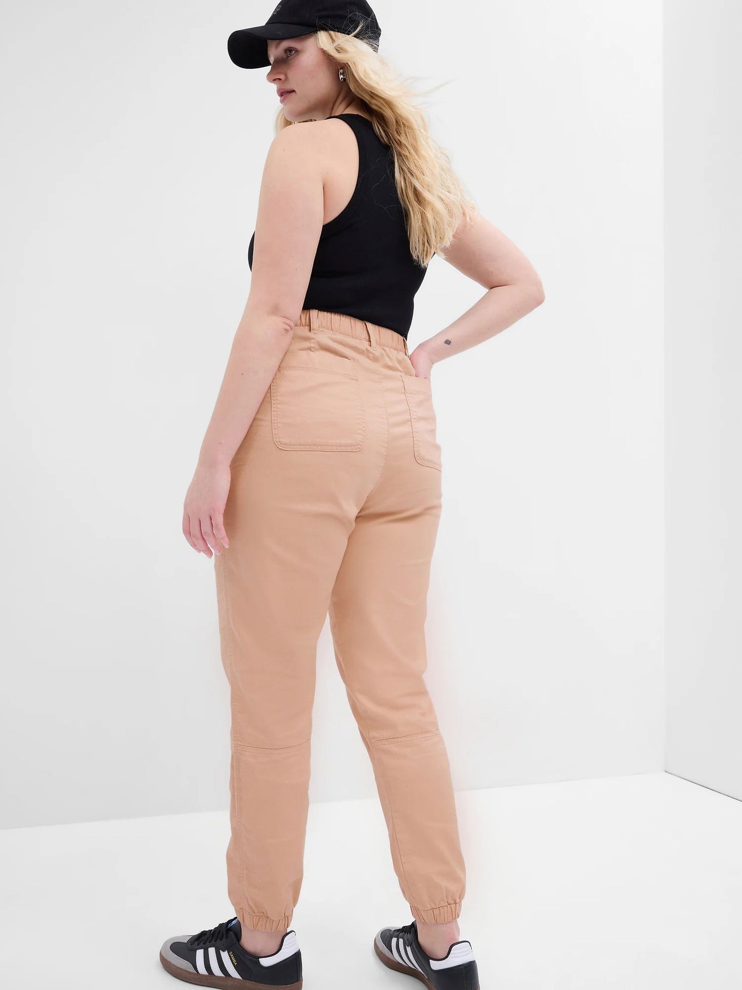 Pembe Twill Girlfriend Jogger Washwell™ Pantolon