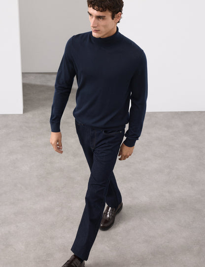 Merino Balıkçı Yaka Kazak