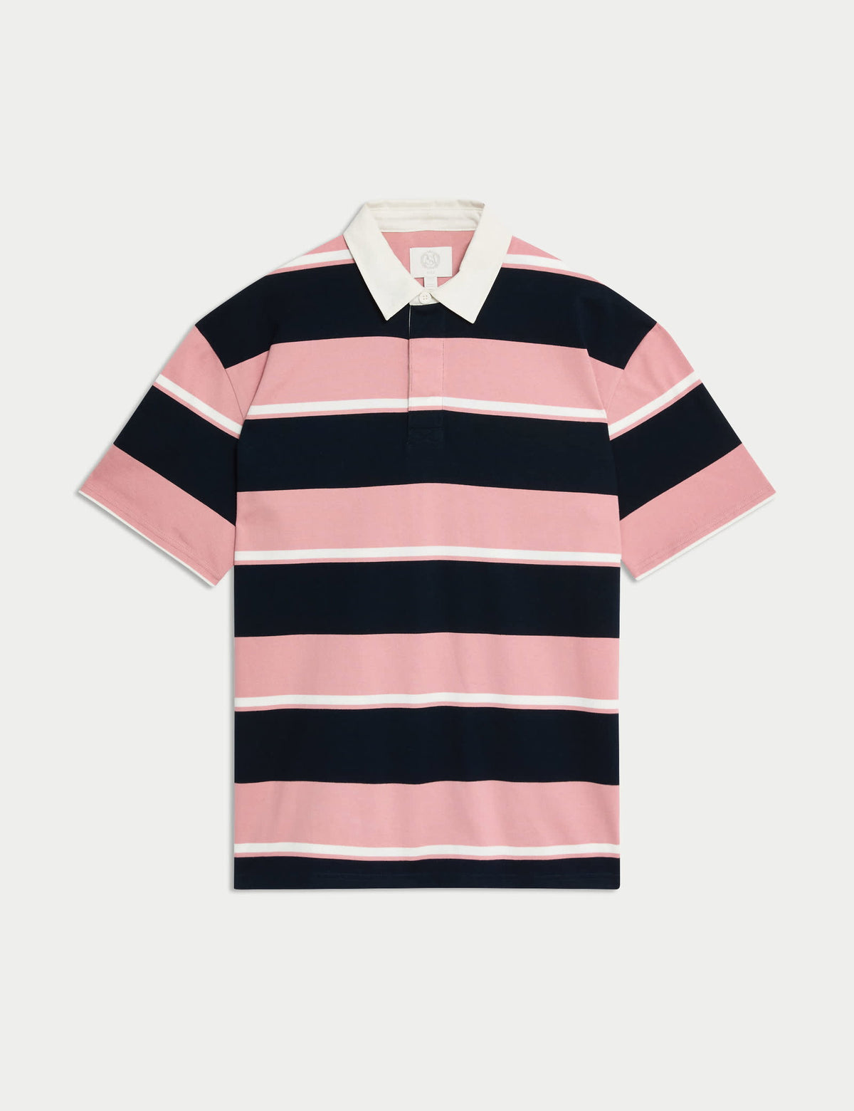 Saf Pamuklu Kısa Kollu Polo Yaka T-shirt