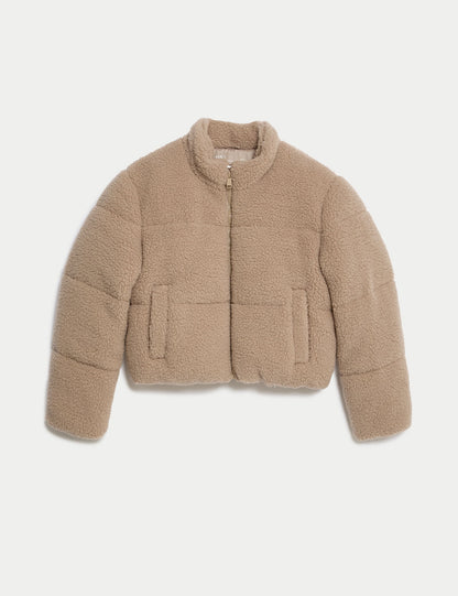 Puffer Şişme Borg Ceket