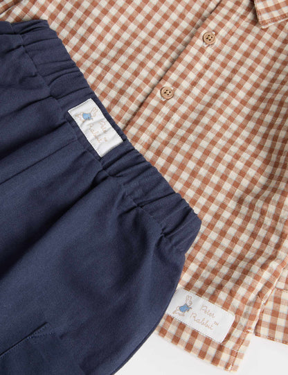 Peter Rabbit™ Saf Pamuklu Gömlek Ve Pantolon Seti