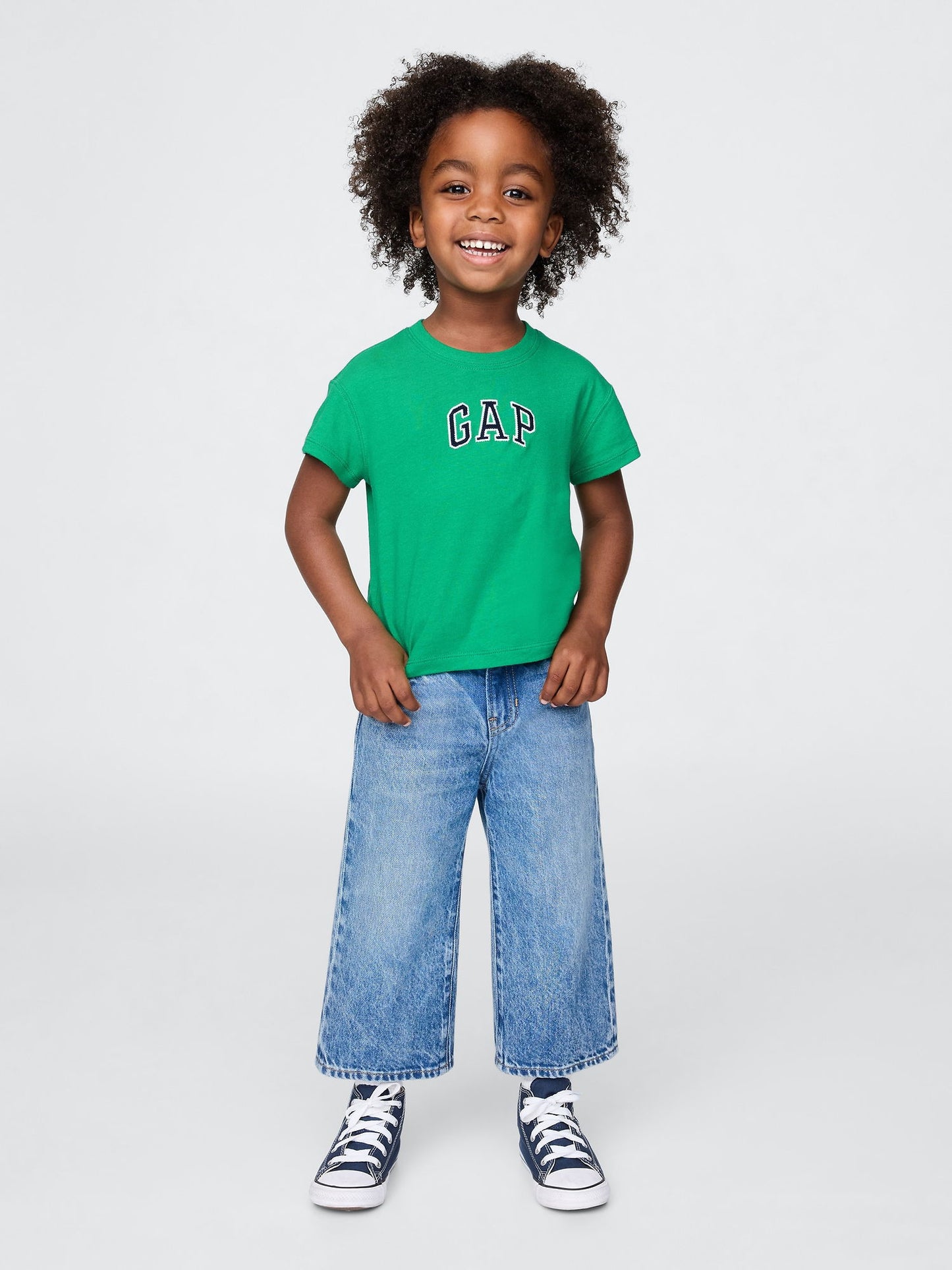 Yeşil Gap Logo T-shirt