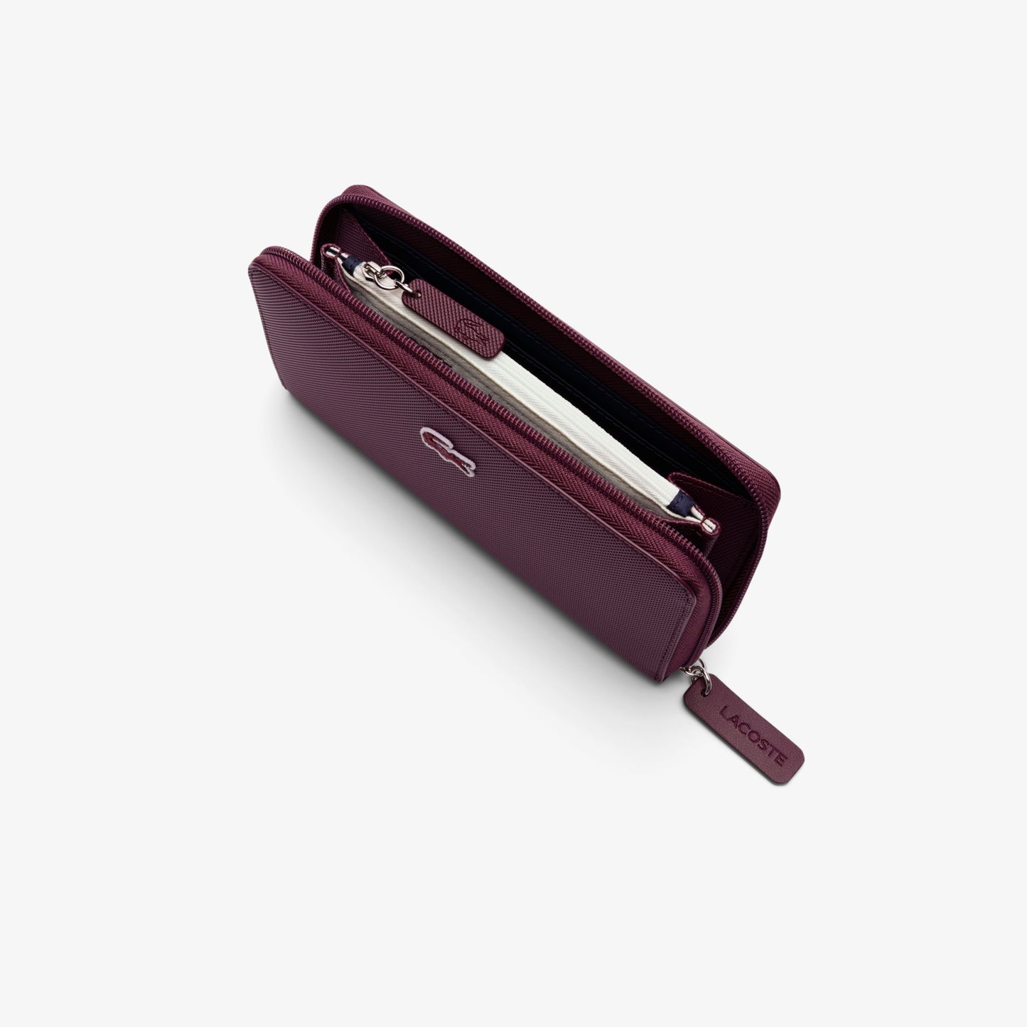 Lacoste L.12.12 Kadın Bordo Cüzdan