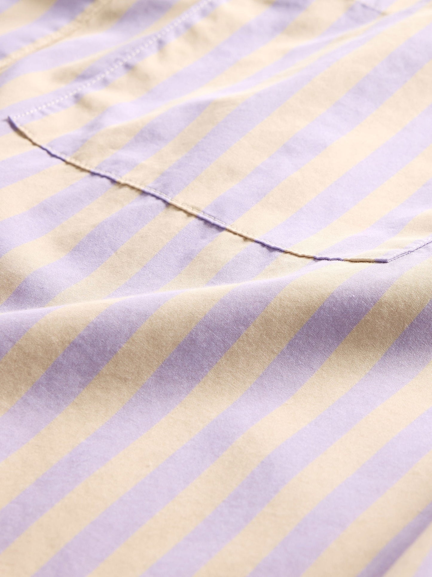 Açık Lila Organik Pamuk Oversize Poplin Gömlek