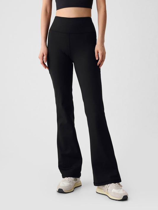 Siyah GapFit Sky Yüksek Bel Flare Legging Tayt