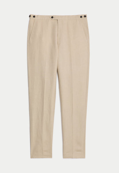 Tailored Fit Keten Ipek Pantolon