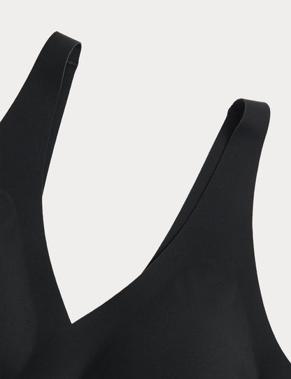 Body Invisibles Desteksiz V Yaka Crop Top