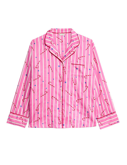 Pamuklu Saten Pijama Takımı