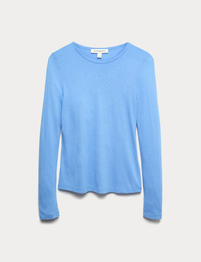 Ipekli Slim Fit Uzun Kollu Tişört