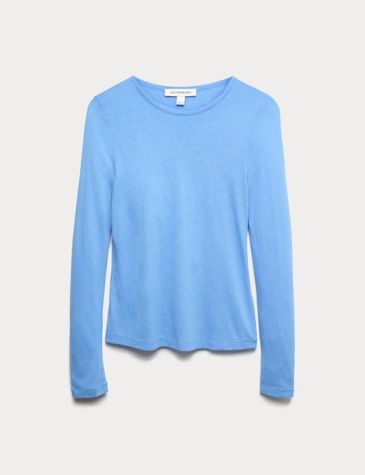 Ipekli Slim Fit Uzun Kollu Tişört
