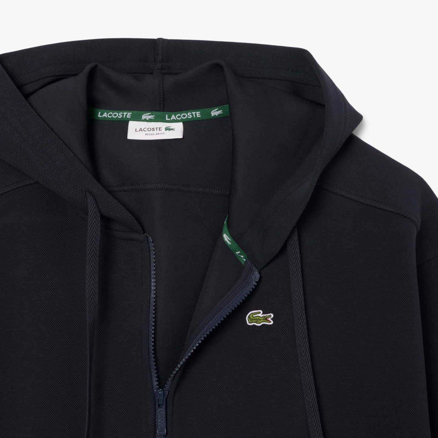 Lacoste Kadın Regular Fit Fermuarlı Lacivert Sweatshirt