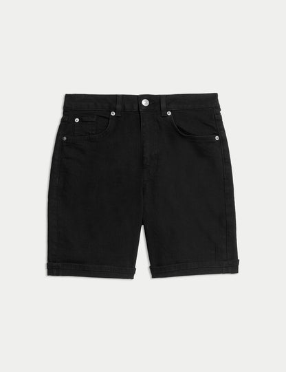 Denim Boyfriend Şort