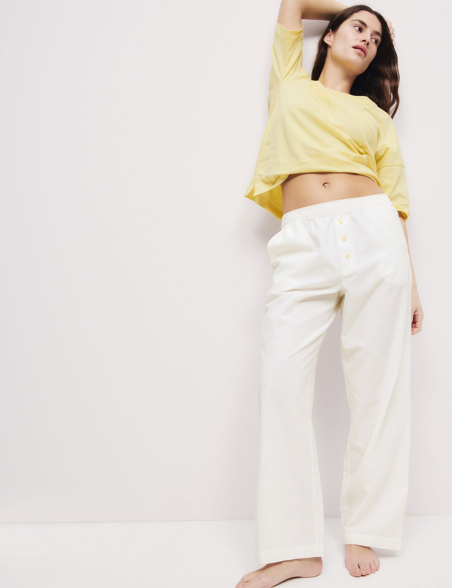 2'li Cool Comfort:trade_mark: Çizgili Pijama Altı
