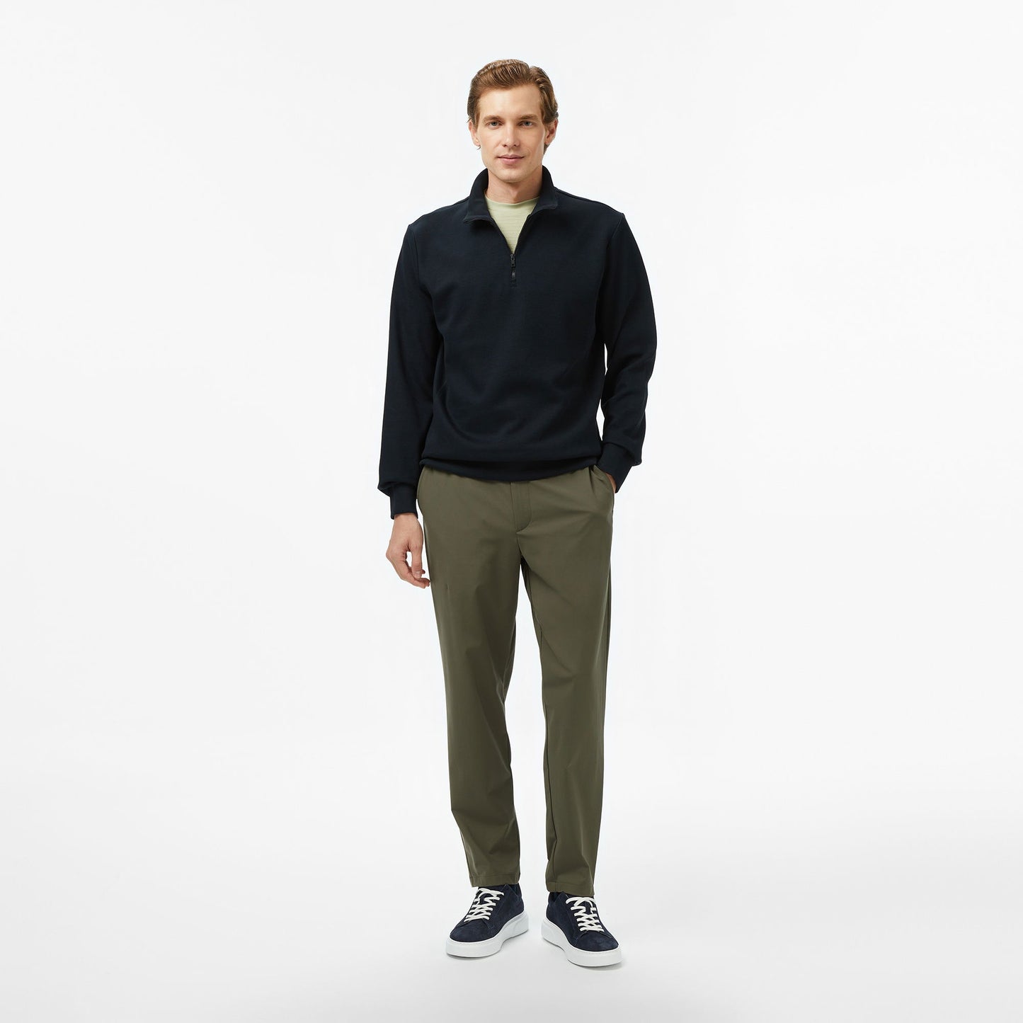 Nautica Erkek Siyah Classic Fit Sweatshirt