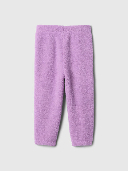 Mor Gap Logo Sherpa Jogger Eşofman Altı