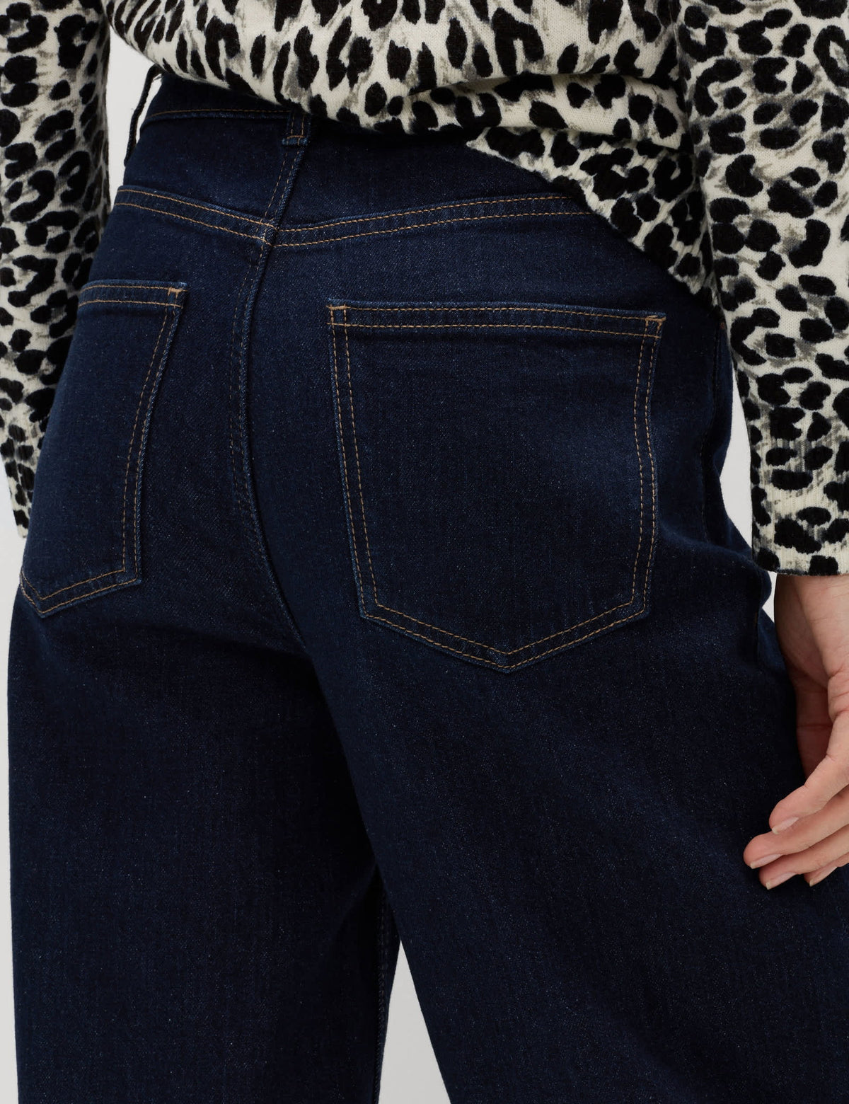 Wide Leg Jean Pantolon