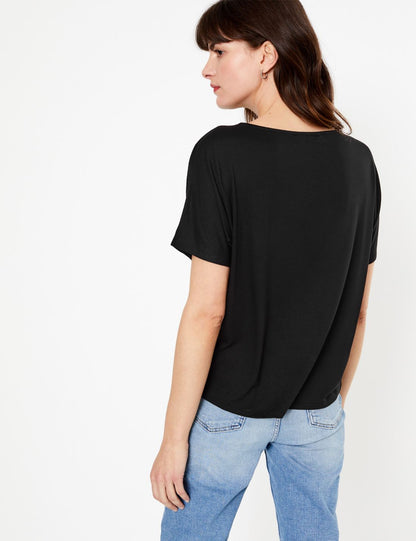 Jakarlı Straight Fit Bluz