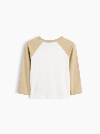 Bej Mix & Match Raglan T-shirt