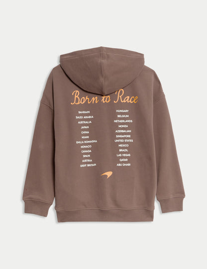 Pamuk Karışımlı Mclaren Kapüşonlu Sweatshirt (6-16 Yaş)