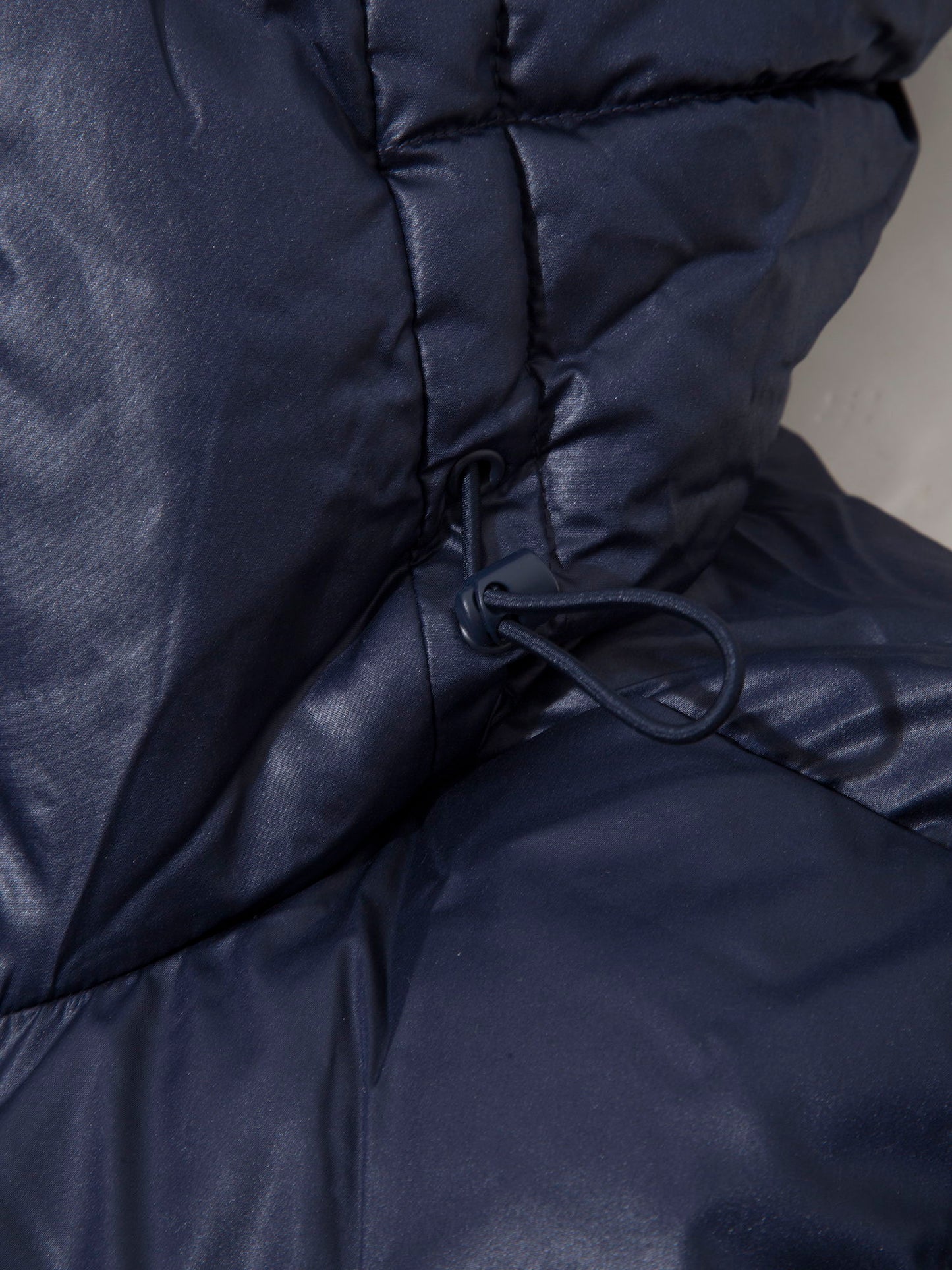 Lacivert Coldcontrol Crop Puffer Şişme Mont