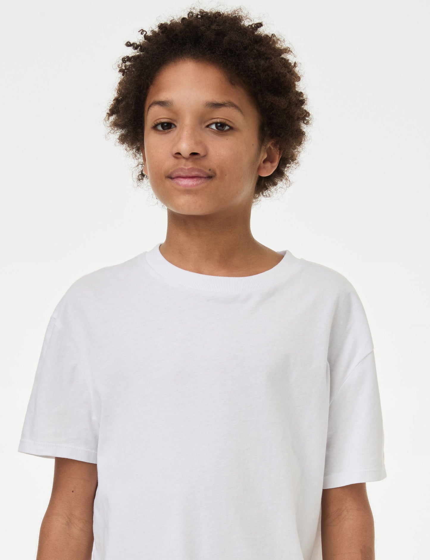Saf Pamuklu 2'li T-shirt & Gömlek Takımı (6-16 Yaş)