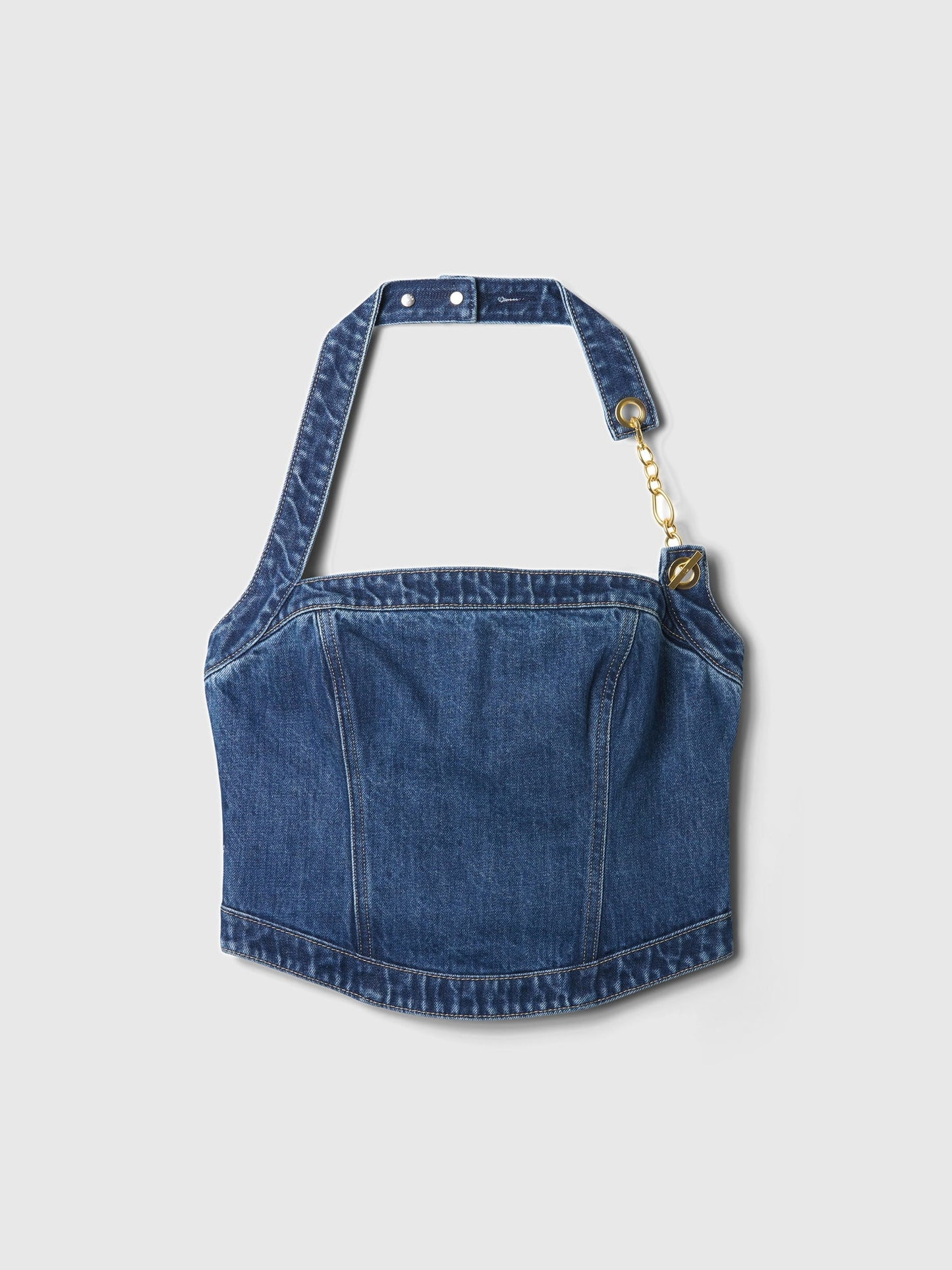 Mavi Gap × Cult Gaia Denim Crop Büstiyer