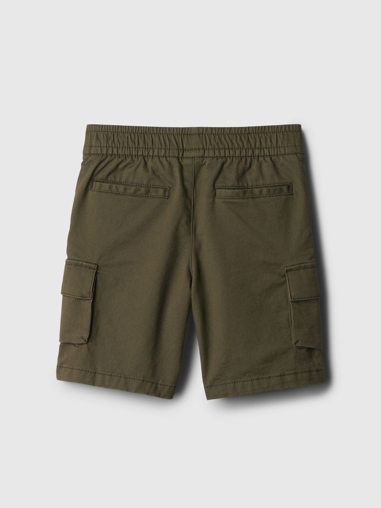 Haki Easy Pull-on Kargo Şort