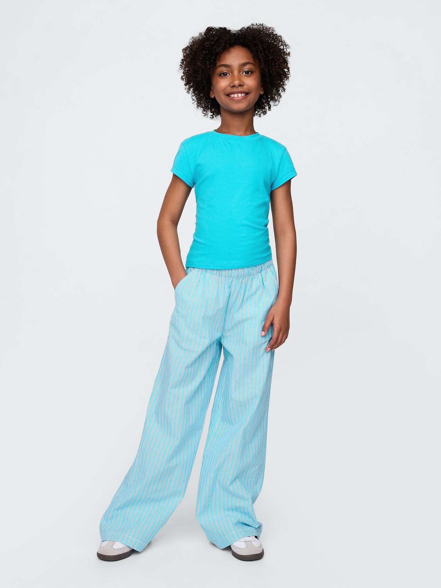 Mavi Poplin Baggy Pantolon