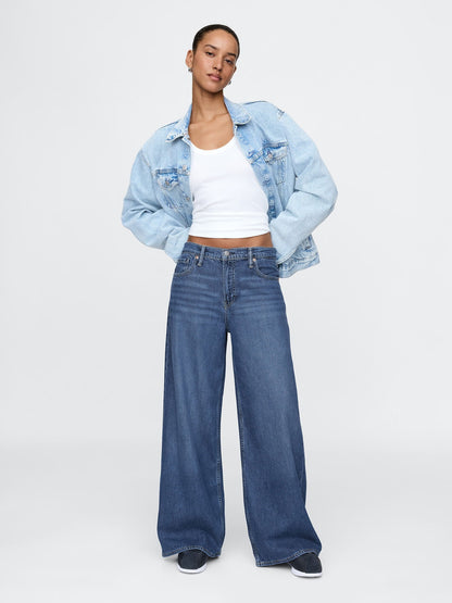 Mavi Mid Rise Ultrasoft Baggy Jean Pantolon