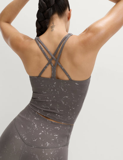 Go Balance Çapraz Askılı Crop Spor Üst