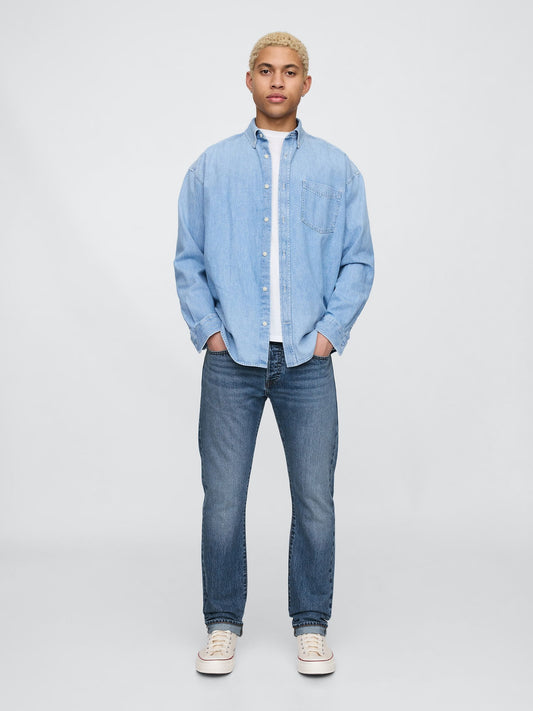 Koyu Mavi Slim Jean Pantolon