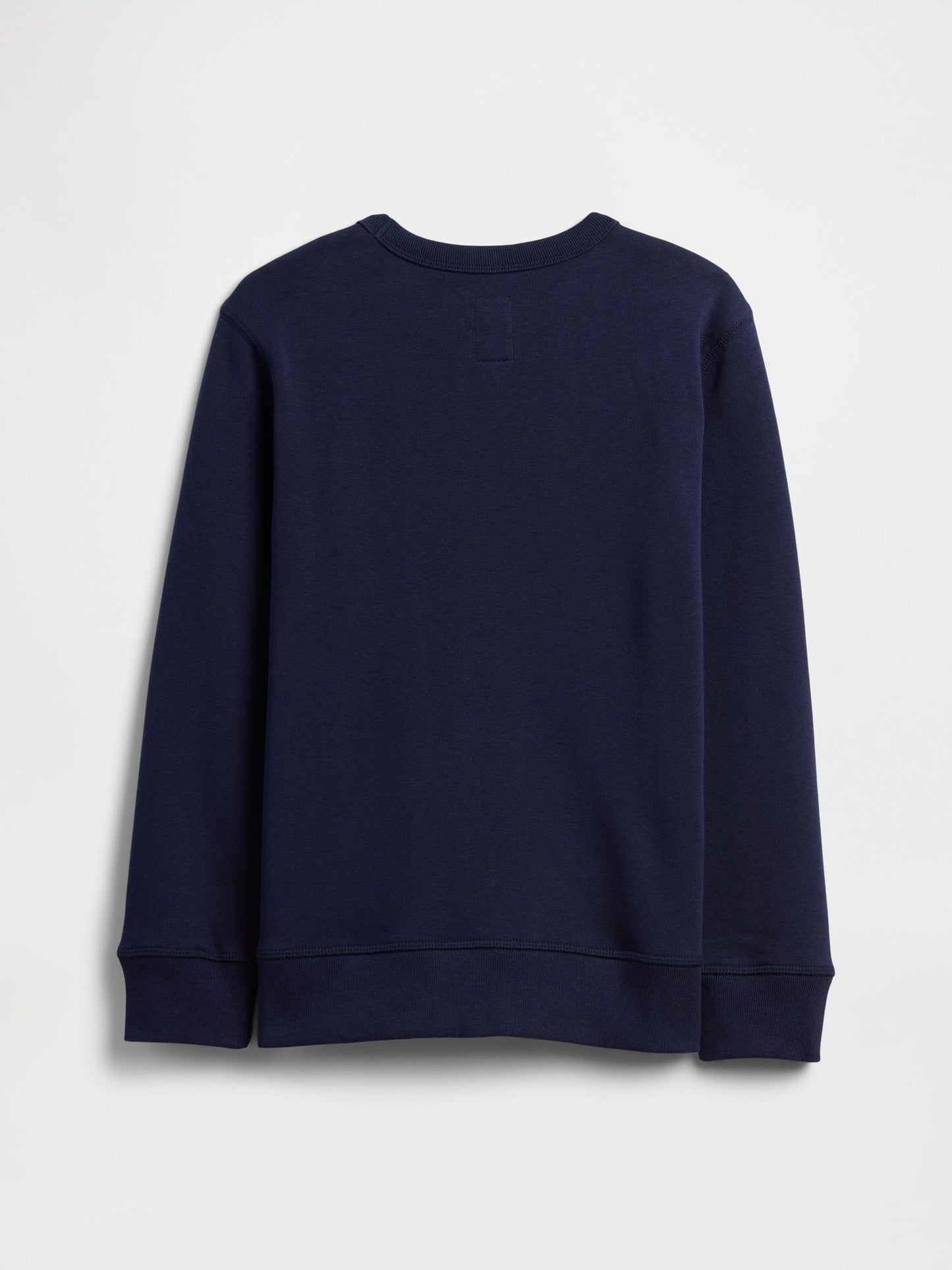 Lacivert Crewneck Grafik Baskılı Sweatshirt
