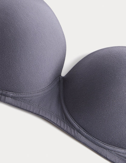 3'lü Balensiz Pamuklu T-shirt Sütyeni Seti