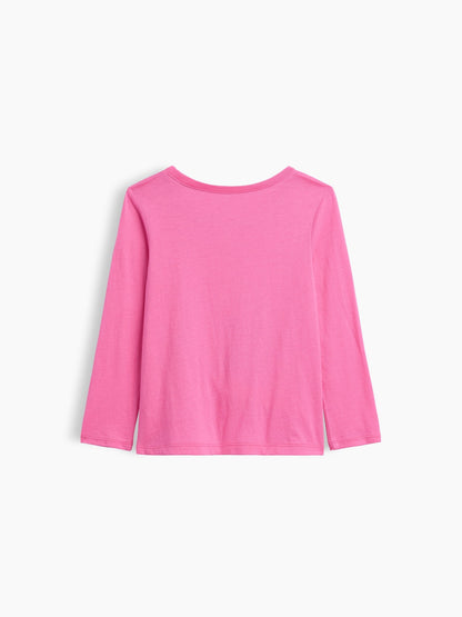 Pembe Sesame Street Logo T-shirt