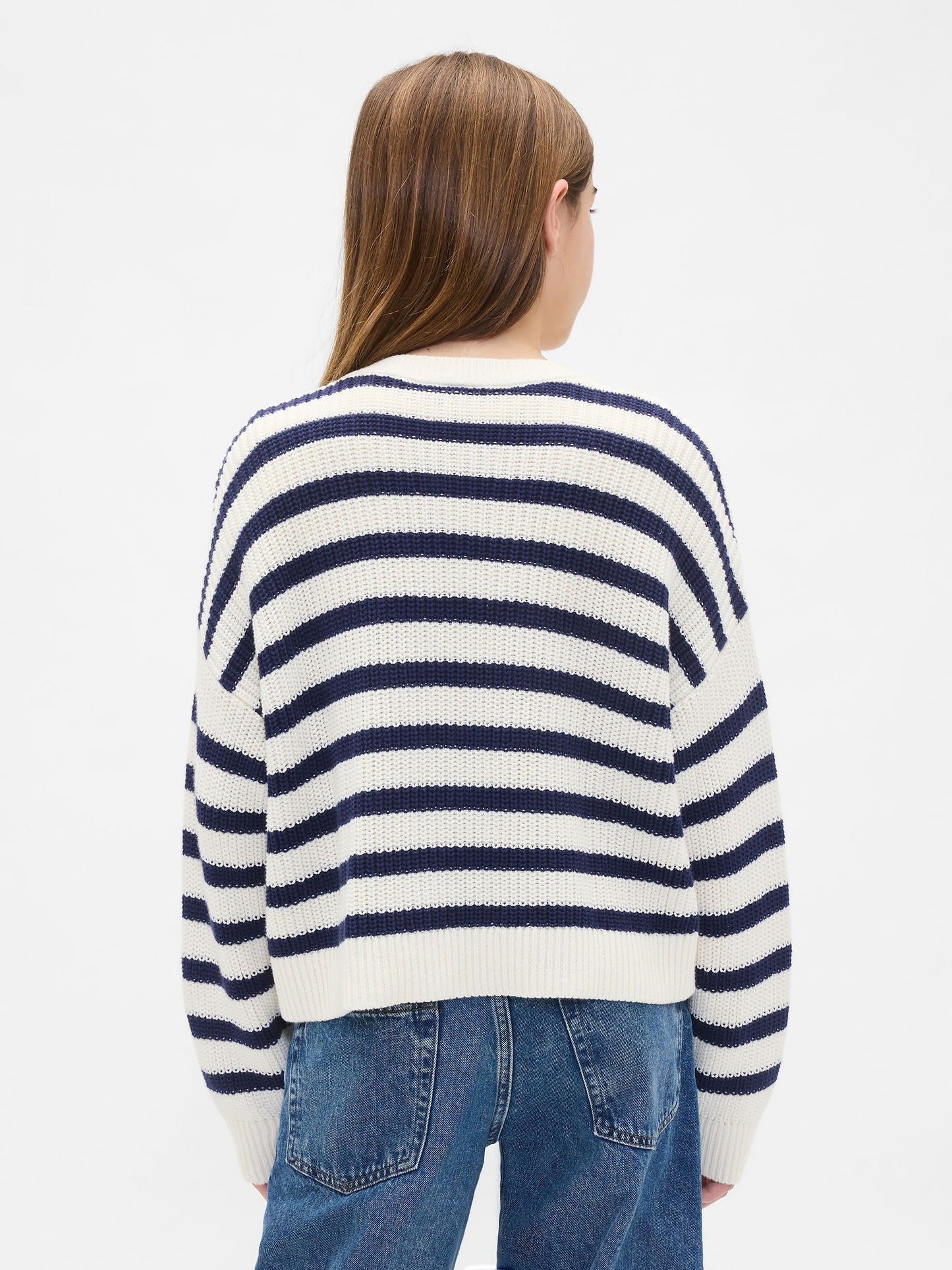 Beyaz Oversize Hırka
